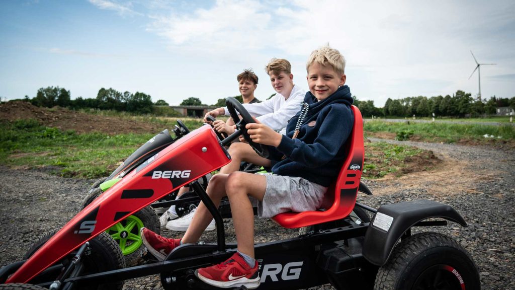 Gokarts für Landkinder: das BERG XXL B.Super Red E-BFR Pedal Gokart