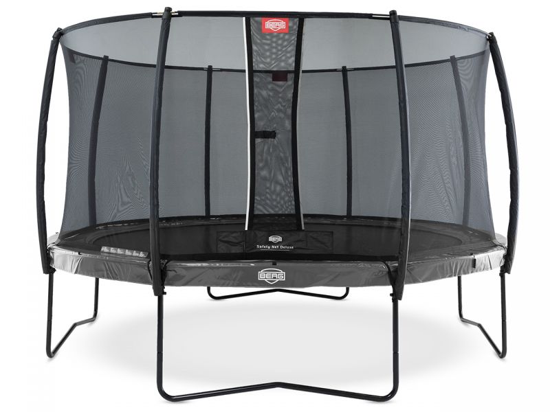 berg trampolin elite regular 330 grey inkl sicherheitsnetz Empfehlenswerte BERG Trampoline & PlayBase Klettergerüste
