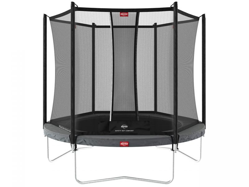 berg trampolin favorit regular 270 grey inkl sicherheitsnetz comfort 622f1a3733331 Empfehlenswerte BERG Trampoline & PlayBase Klettergerüste
