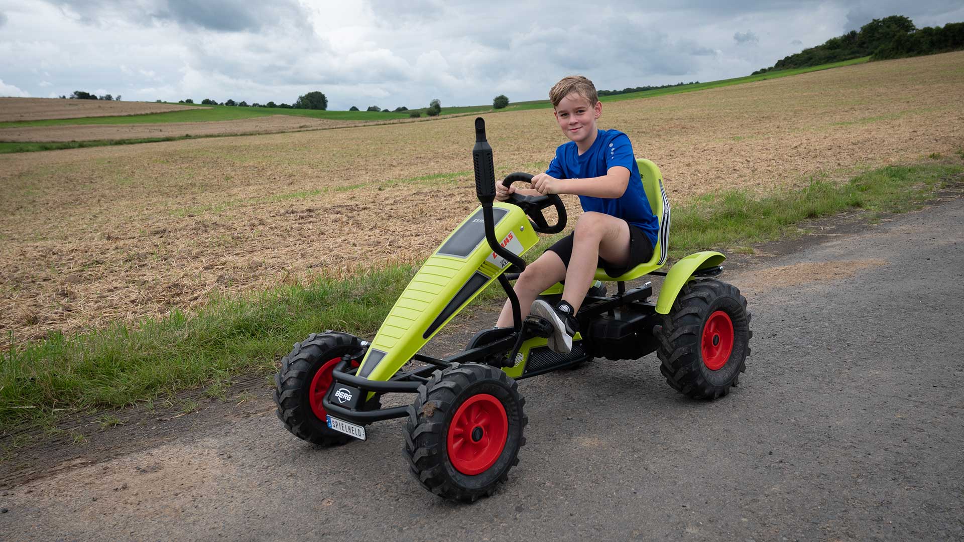 Traktoren für Kinder: das BERG CLAAS BFR Pedal-Gokart