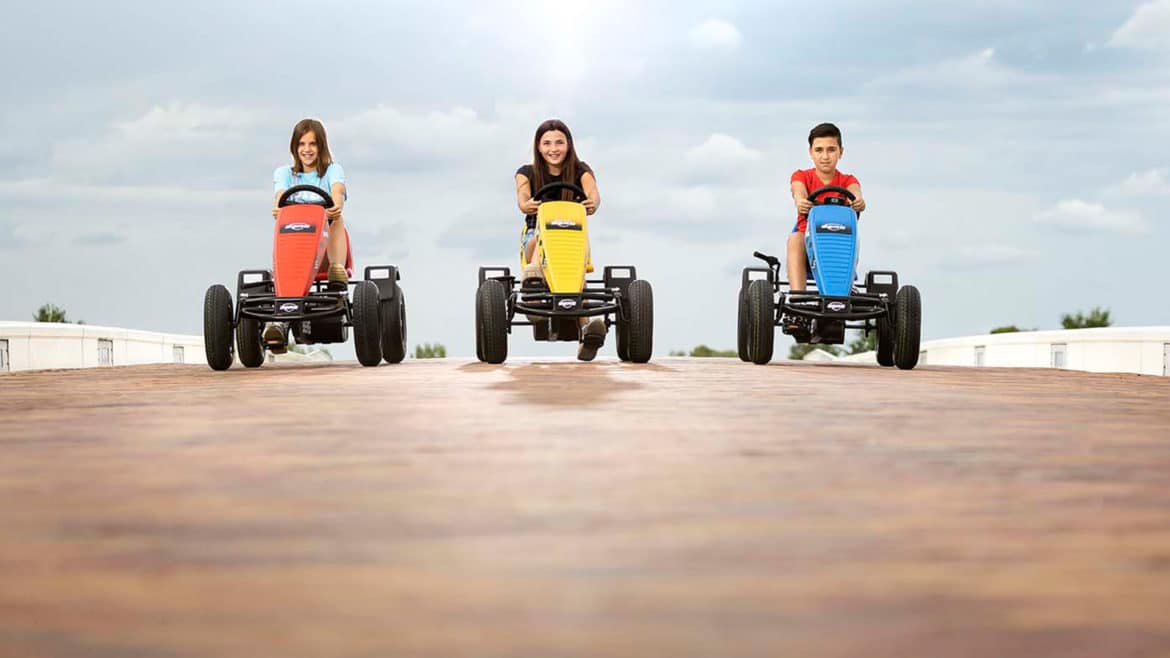 Gokart-Klassiker in drei Farben