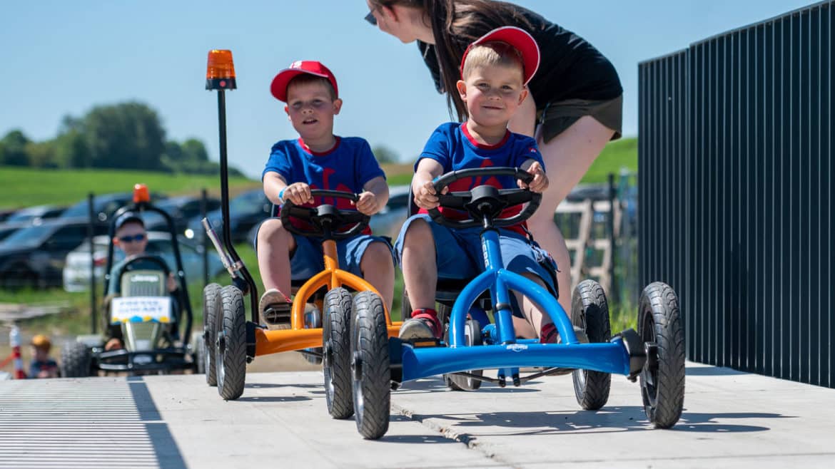 BERG Pedal Gokarts - Buddy Gokarts - Buddy B-Orange und Blue Limited Edition