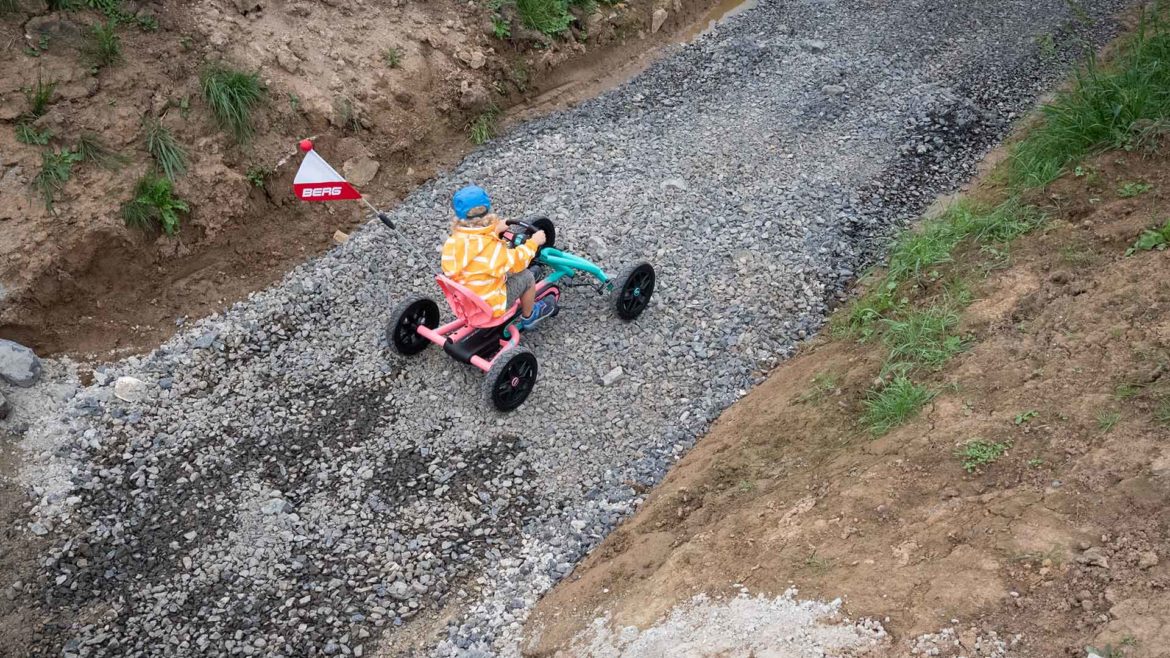 Weihnachtsgeschenke für Kinder: Hier der Buddy, unser Gokart-Renner
