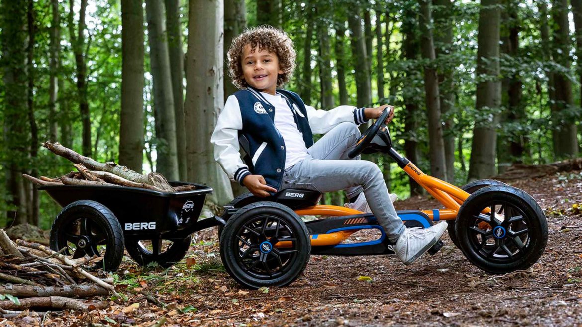 Gokartfahren im Herbst - mit Anhänger und Beleuchtung ein Riesenspaß!