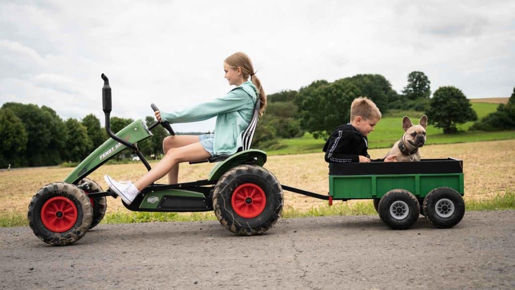 BERG Farm Fendt BFR Pedal-Gokart mit Traktor-Gokartreifen