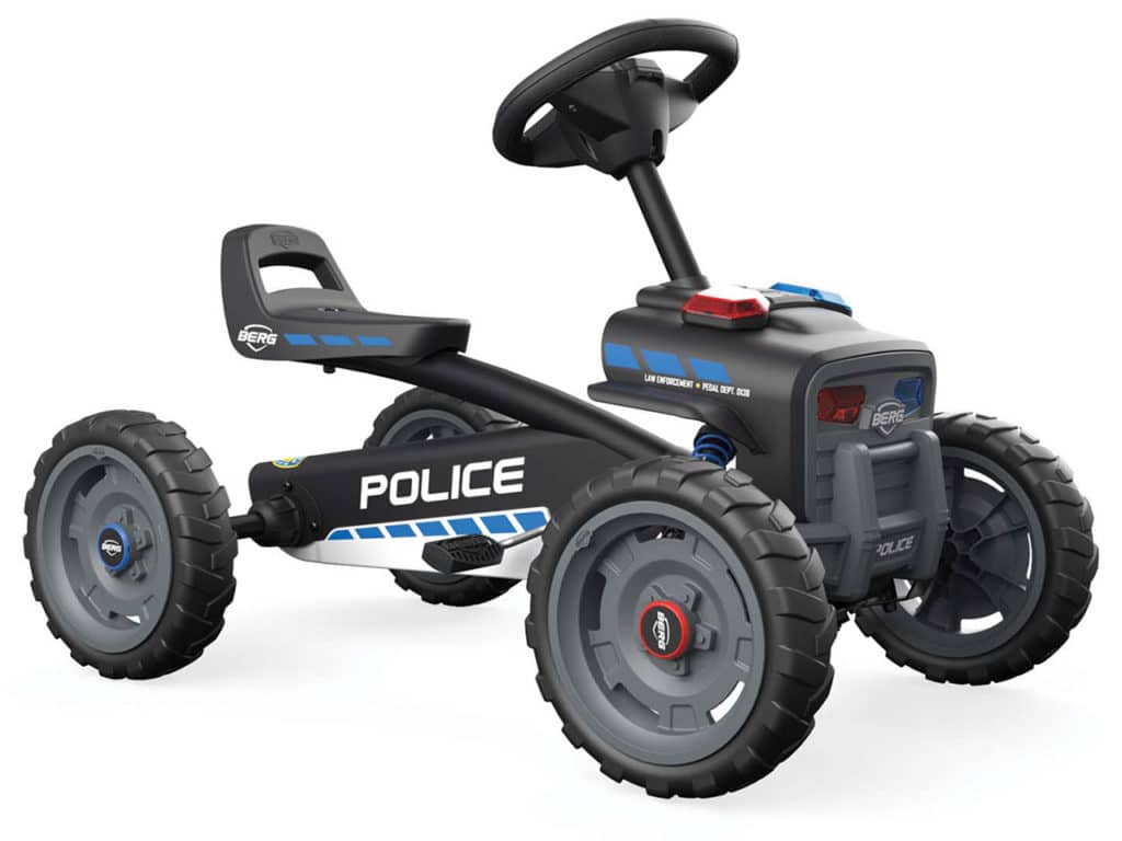 BERG Buzzy Police Pedal-Gokart inkl. Soundbox und Cap