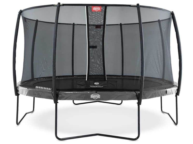 berg trampolin elite regular 430 grey inkl sicherheitsnetz Empfehlenswerte BERG Trampoline & PlayBase Klettergerüste