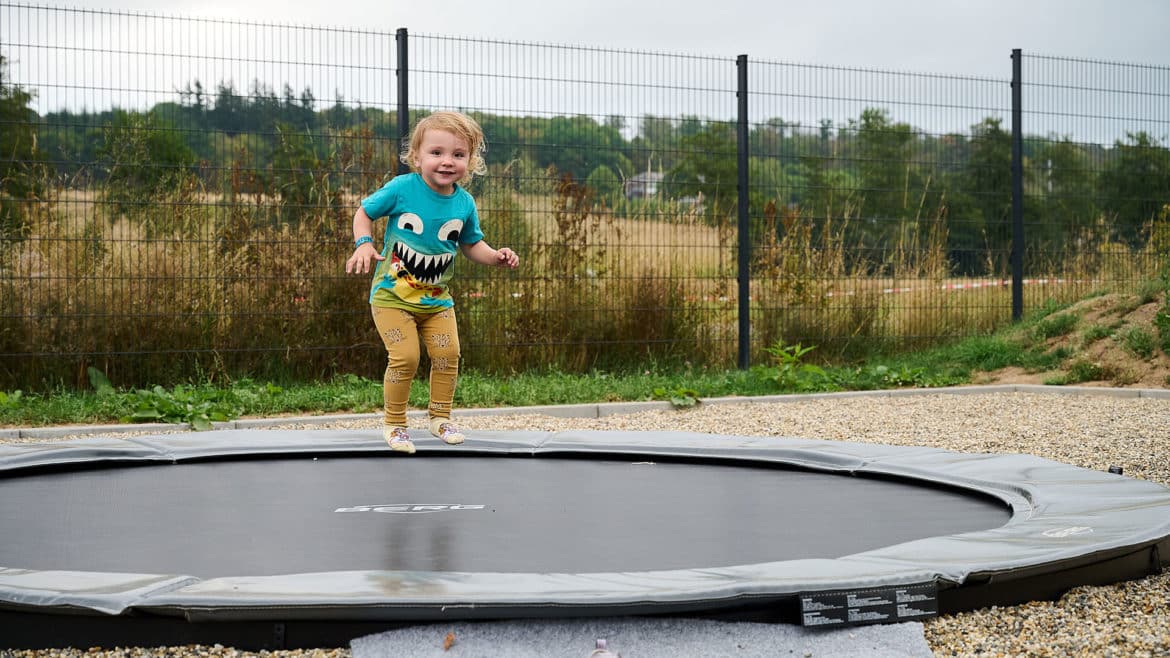 BERG Trampoline. testen