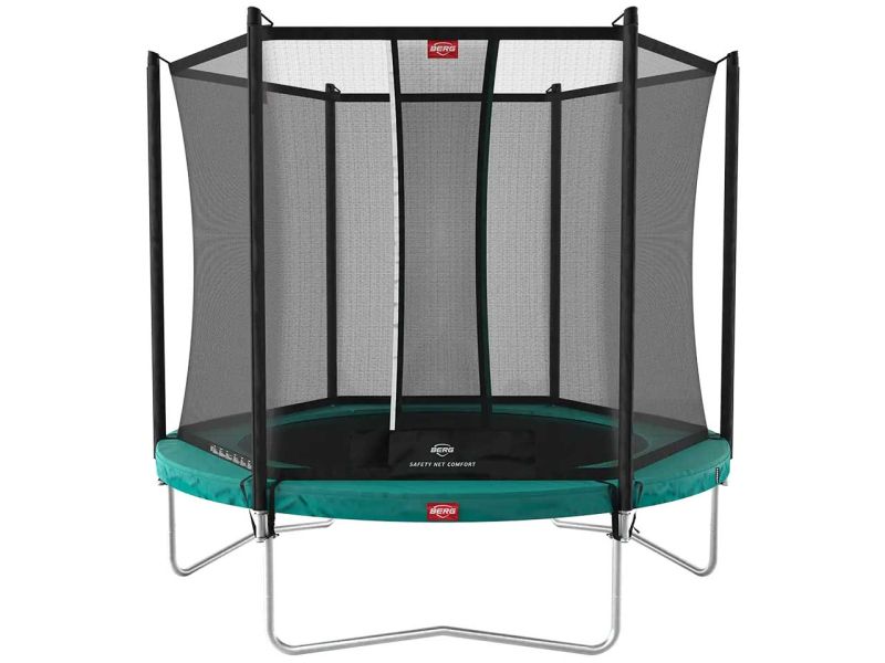 berg trampolin favorit regular 330 green inkl sicherheitsnetz comfort 679ab62633924 Empfehlenswerte BERG Trampoline & PlayBase Klettergerüste